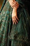 Emerald Green Embroidered Lehenga