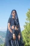 Midnight Blue Sorbet Lehenga