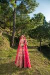 Fuschia Pink Raw Silk Lehenga