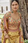 Yellow Mustard Silk Lehenga