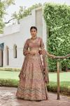 Soft Pink Silk Crepe Lehenga