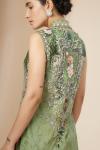 Leaf Green Digital Printed Crepe Tunic