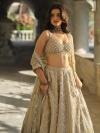 Sage Green Organza Lehenga