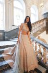 Peach Pastel Lehenga