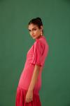 MEDHA BATRA - Hot Pink Satin Dress