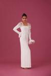 MEDHA BATRA - Ivory Crepe Dress