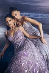 Lilac Ombre Net Gown