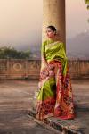 Pear Green Paithani Saree