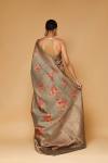 Cement Grey Digital print Saree