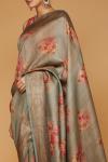 Cement Grey Digital print Saree