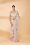 Wild Rose Embroidered Saree