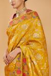 Warm Mustard Embroidered Saree