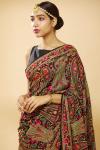 Black Embroidered Saree