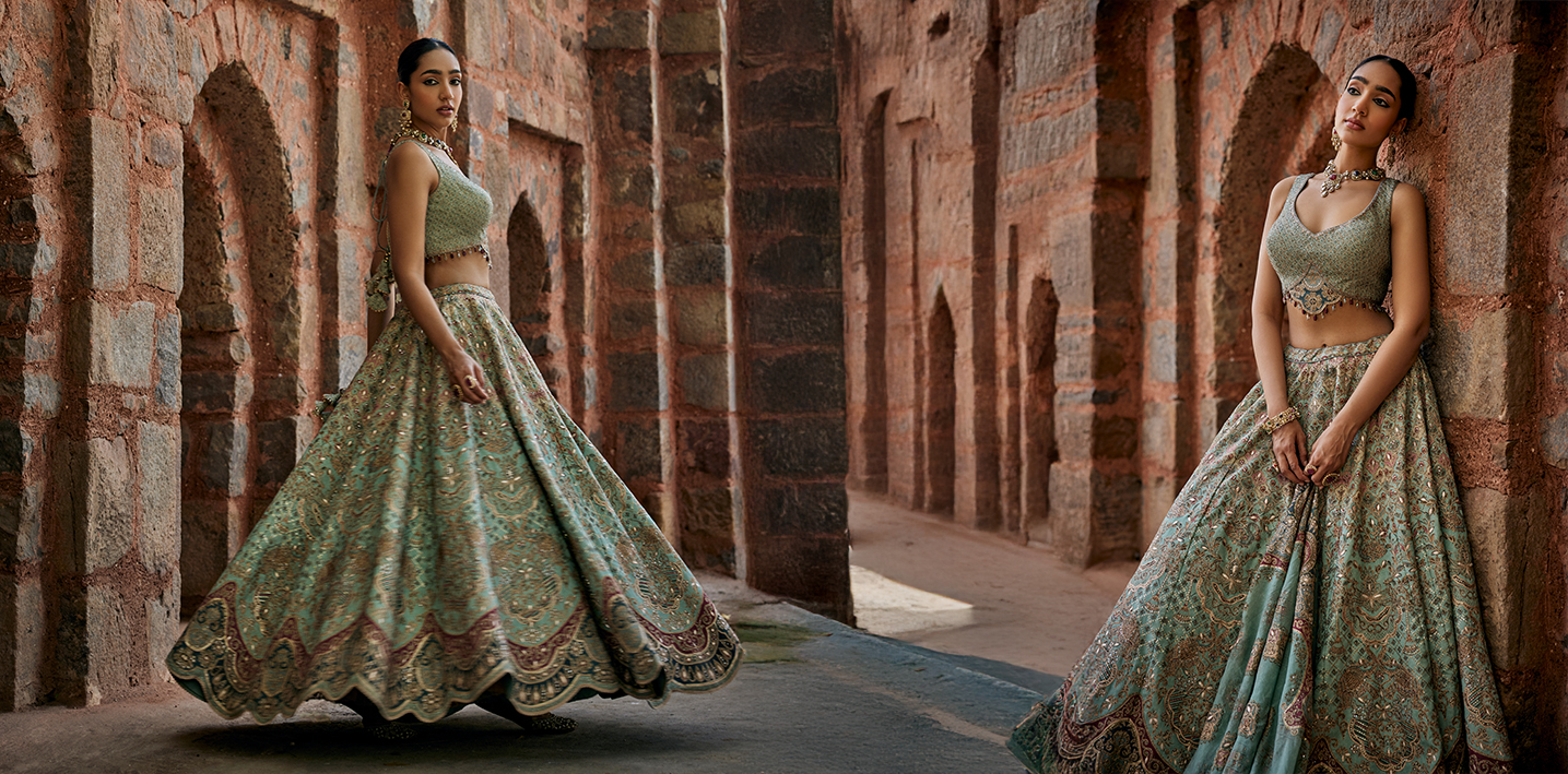 Stylish Ways to Style Your Red Lehenga for the Wedding Season